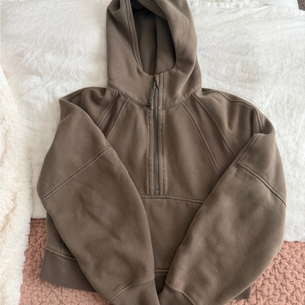 lululemon athletica Brown Hoodie Jacket